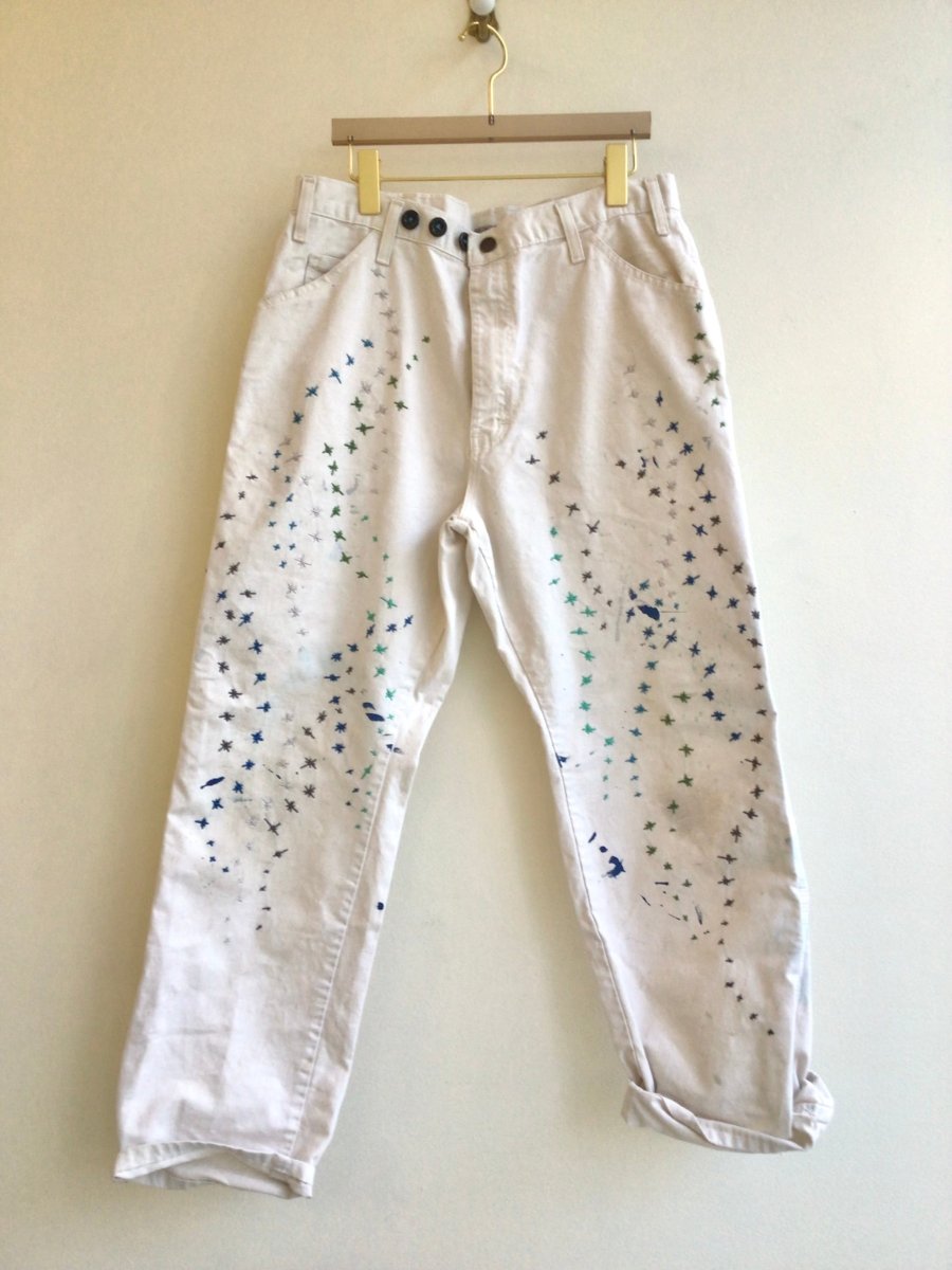 Vintage Painters Pants (Star Constellation Embroidered) - Made X Hudson