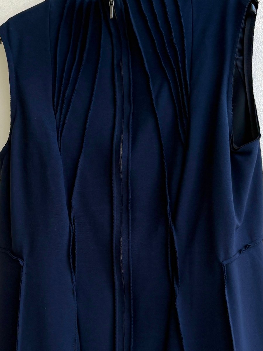 Navy Blue Arka Vest - Made X Hudson