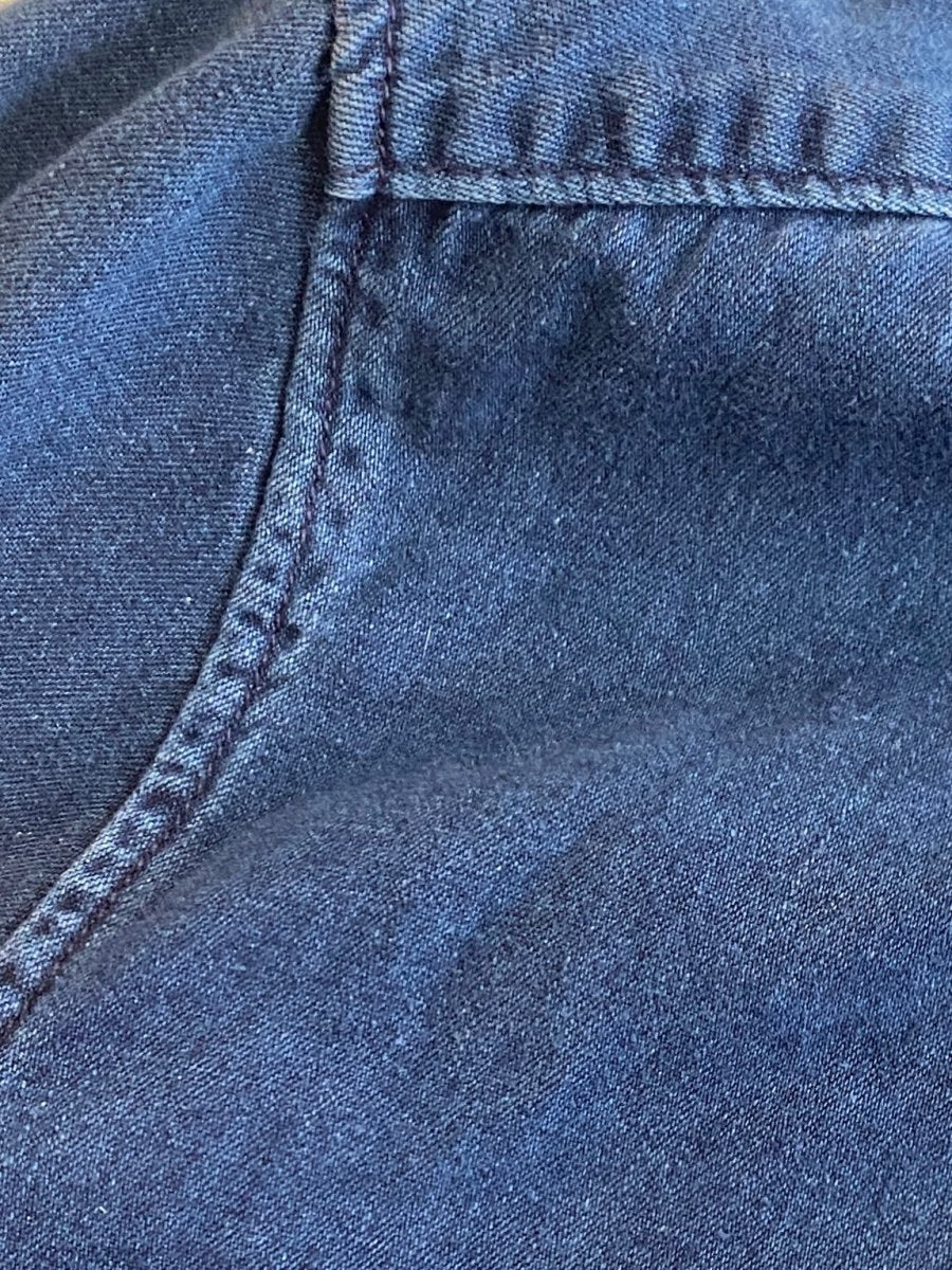 Annette Dark Wash Denim Crop Top (Reworked) - Made X Hudson