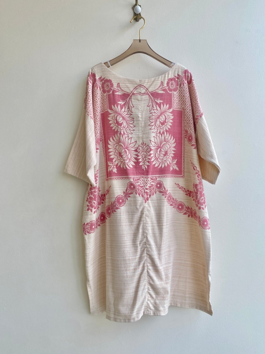 Tan & Pink Heritage Tunic - Made X Hudson