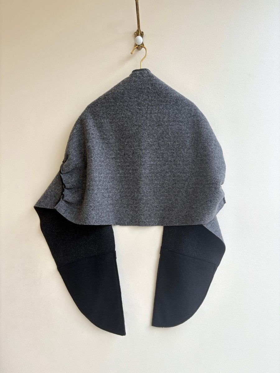 Dark Grey Shawl w/ 2 Pockets - Made X Hudson