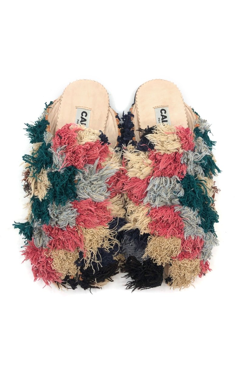 Tabi Babouche Split Toe Flats In Colors Pink, Baby Blue, Beige, Teal & Navy (Size 39) - Made X Hudson