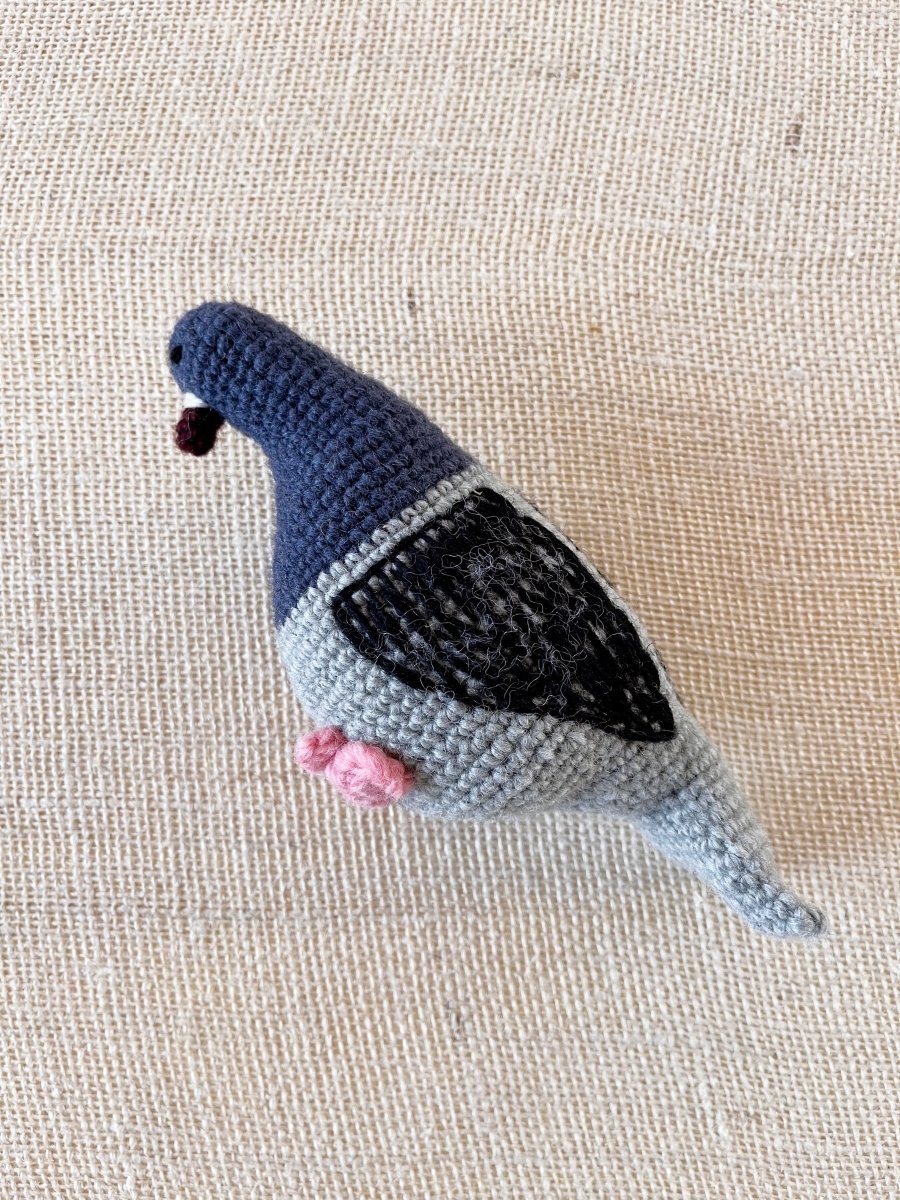 Central Bark Crochet Pigeon Dog Toy - Made X Hudson