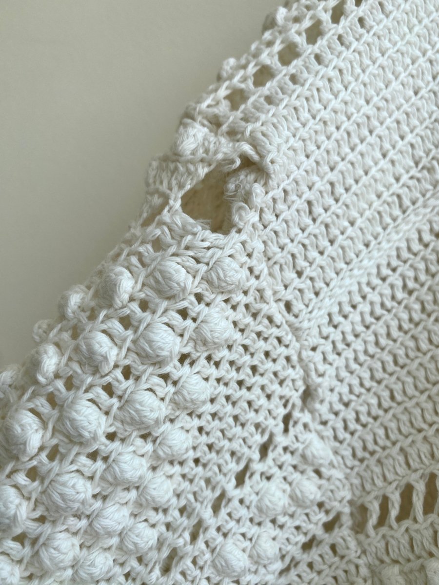 Crochet Shawl Collar Coat - Made X Hudson