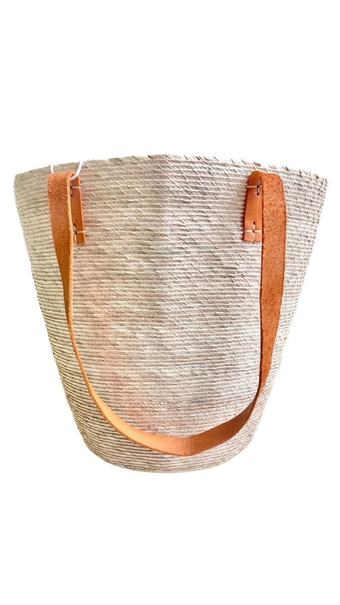Carmen Straw Bucket Tote - Made X Hudson