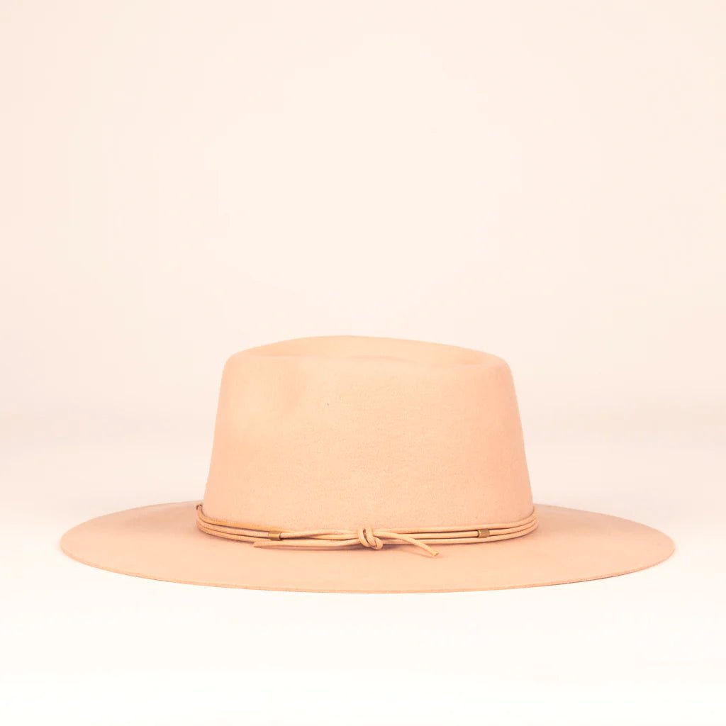 Lennox Wool Fedora (Buff) - Made X Hudson