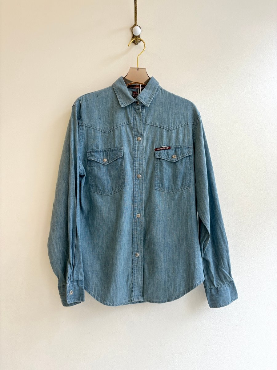 Jordache | Denim Shirt “Red Tag” (Vintage) - Made X Hudson
