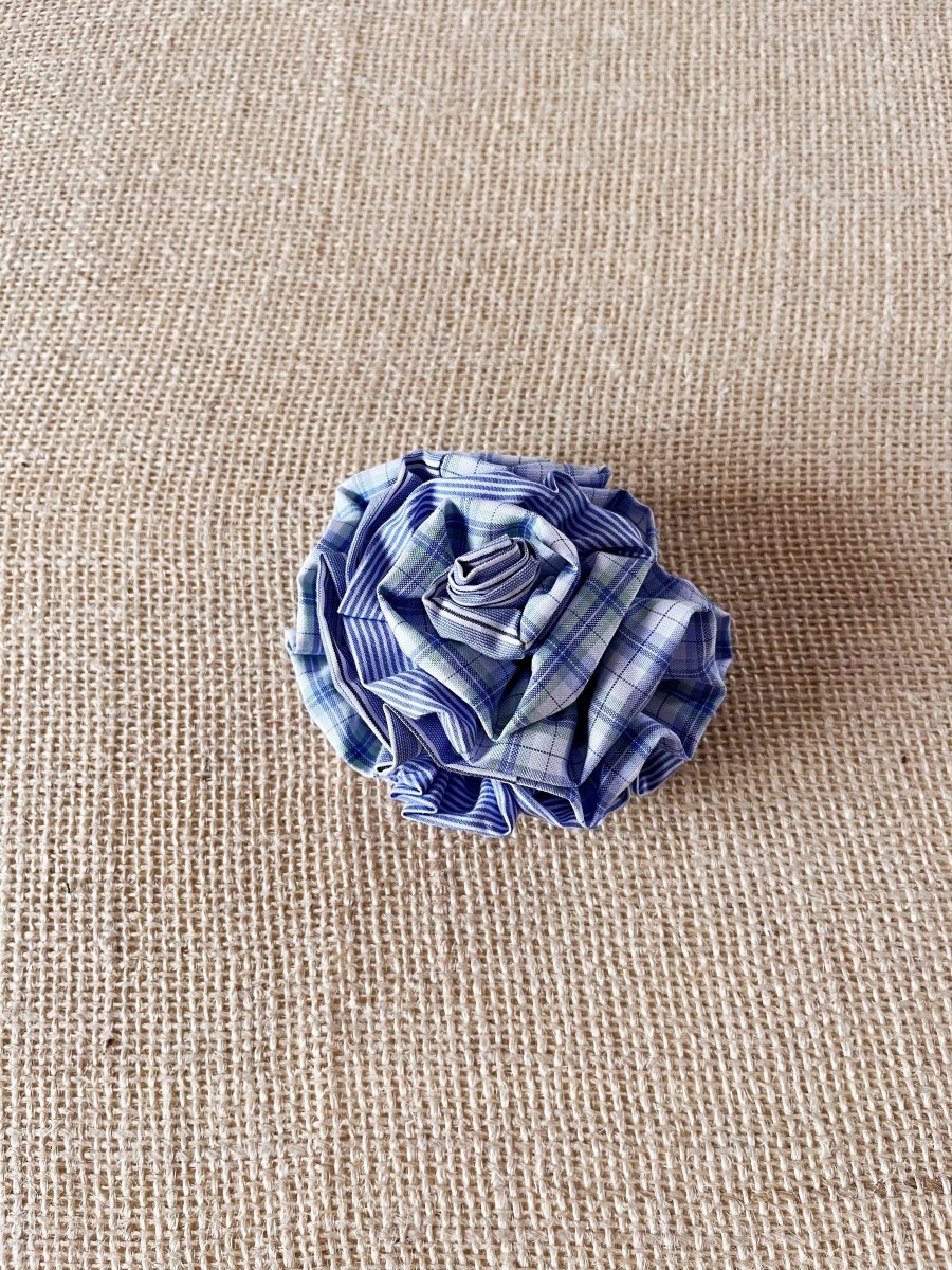 Upcycled Shirt Flower Pins (Multiple Styles) - Made X Hudson