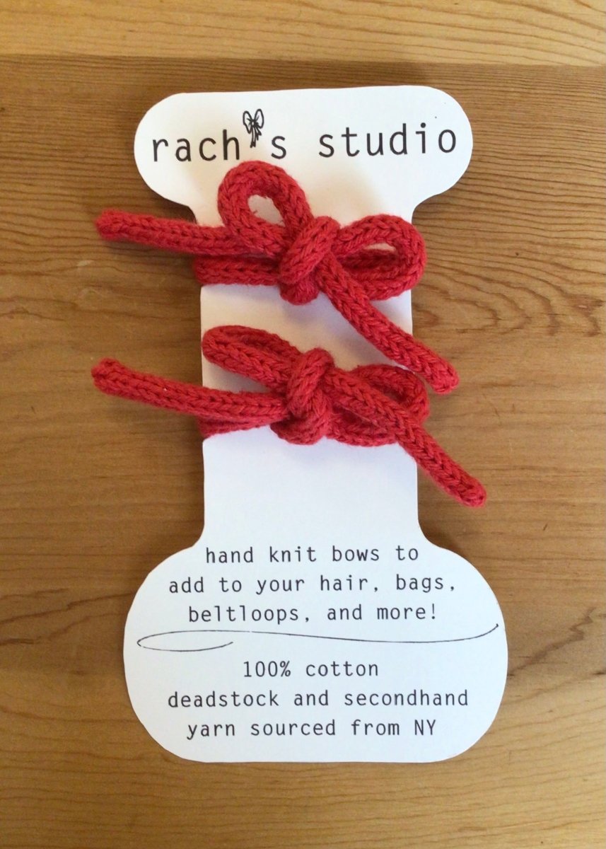 Knitted Hair Bow Ties (Multiple Colors) - Made X Hudson