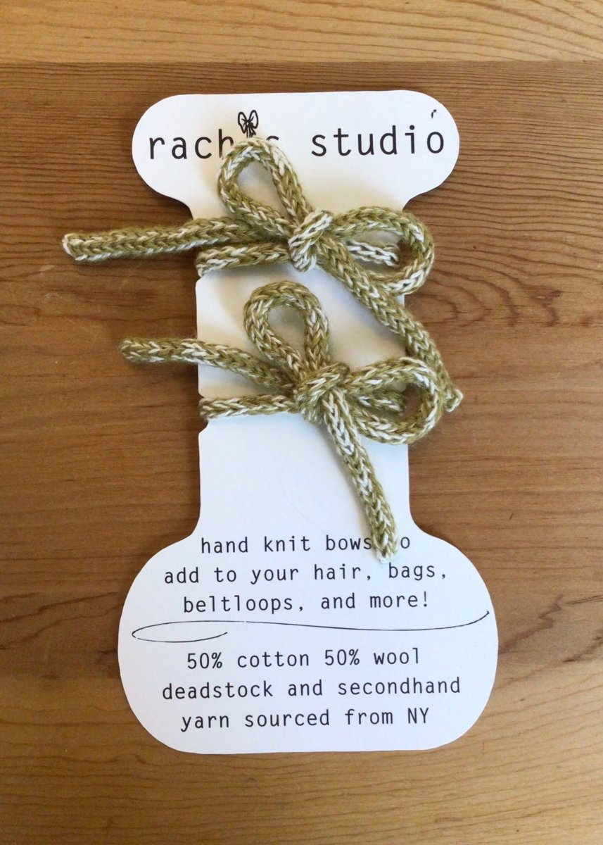 Knitted Hair Bow Ties (Multiple Colors) - Made X Hudson