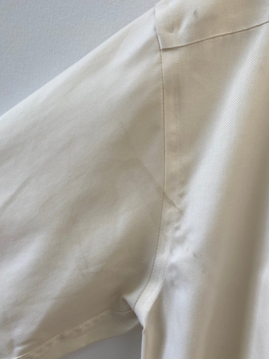 The Kevin Top | Butter Yellow Cotton Button Down Top w/ Gathered Waist (Reworked) - Made X Hudson