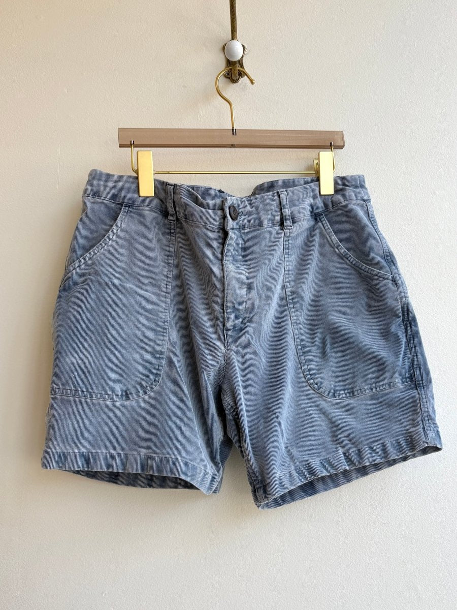 Marine Layer | Stone Blue Corduroy Shorts (Vintage) - Made X Hudson