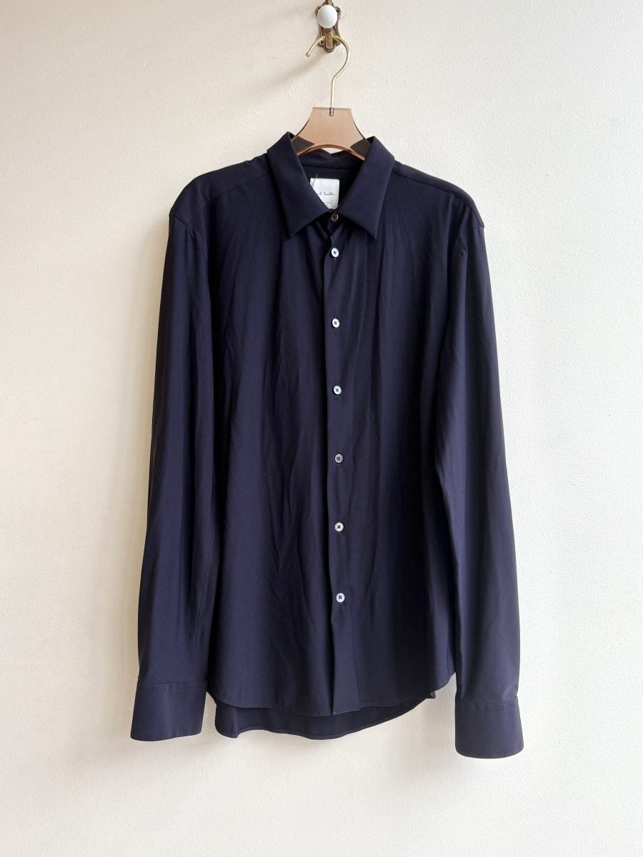 Paul Smith | Navy Nylon Button Down (Vintage) - Made X Hudson