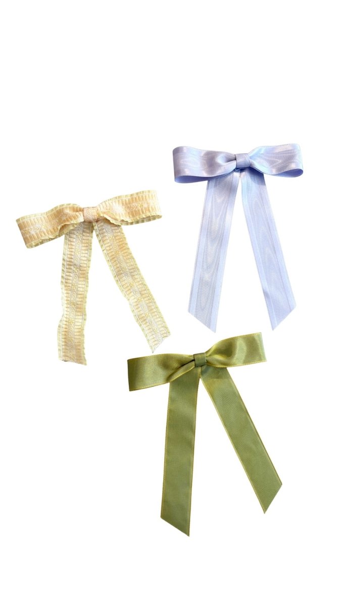Somewhere Single Bow Hair Clips (More Colors) - Made X Hudson