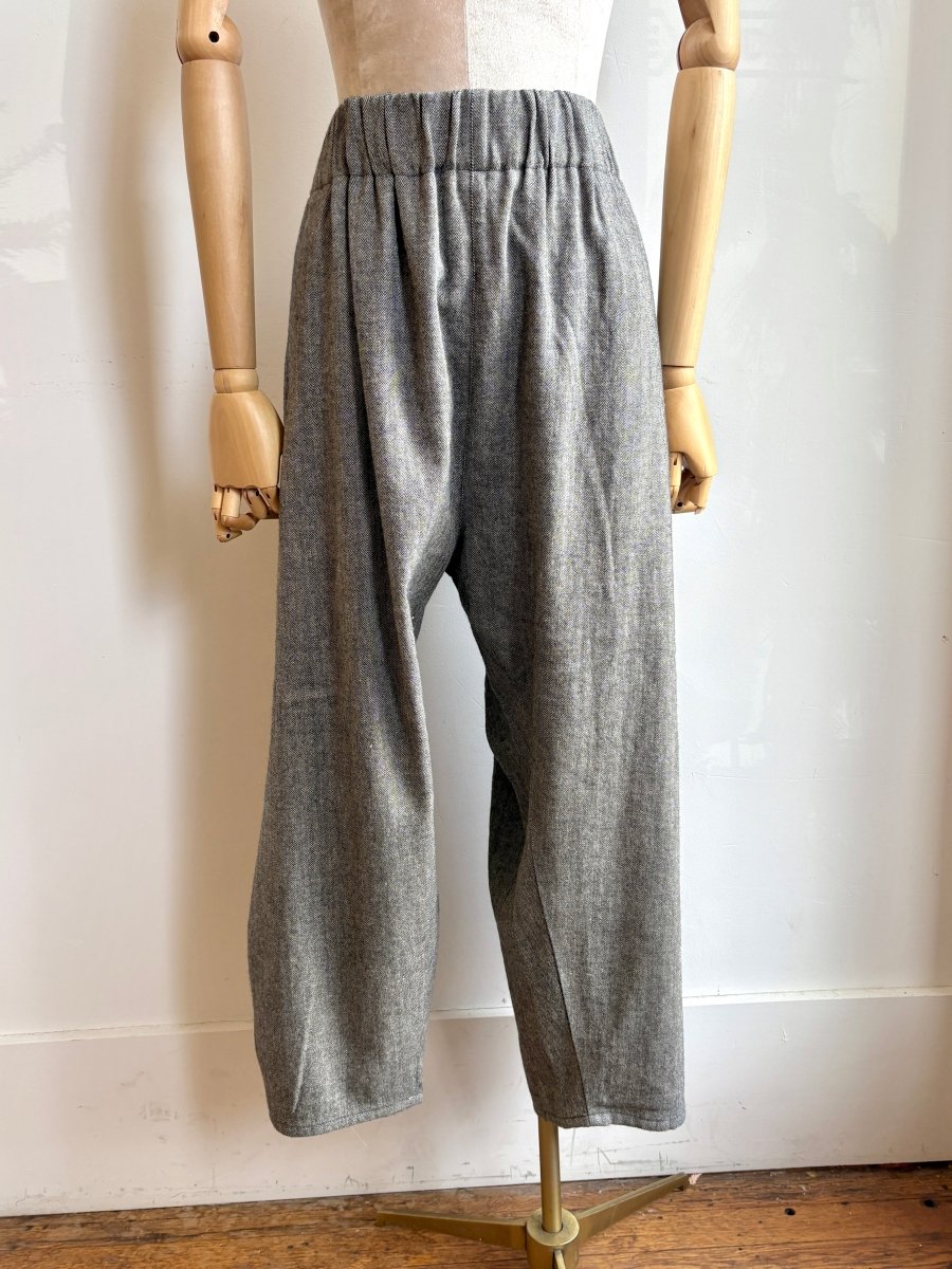 Salt and Pepper Linen & Wool Studio Pant - Made X Hudson