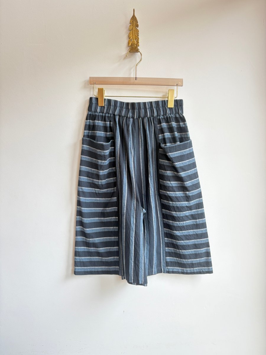Nyan Shorts in Blue Tarmac Stripe - Made X Hudson
