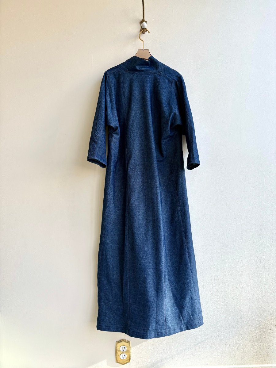 Denim Blue Zero Waste Caftan Dress - Made X Hudson