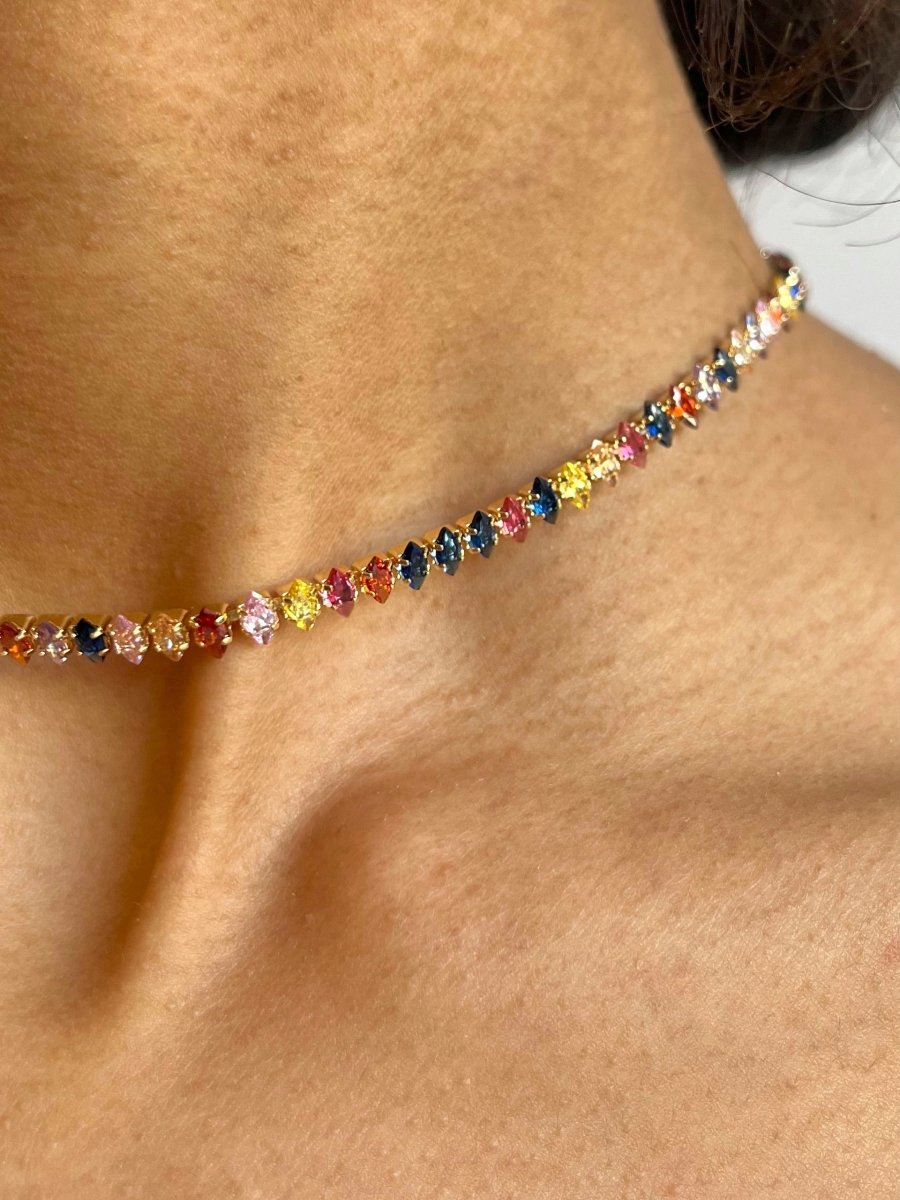 Cubic Zirconia (CZ) Tennis Necklace (Multiple Styles) - Made X Hudson