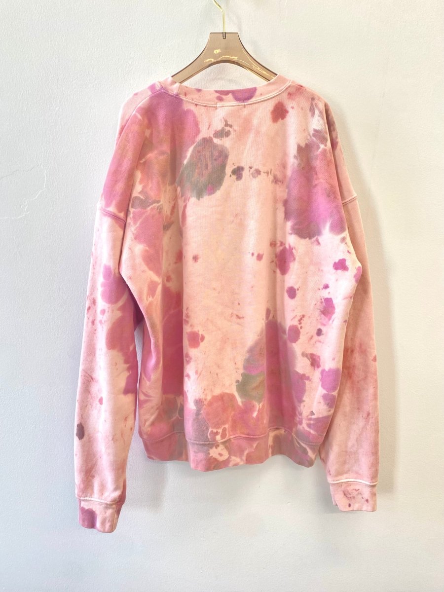 Blush & Pink Marbling Crewneck Sweater - Made X Hudson