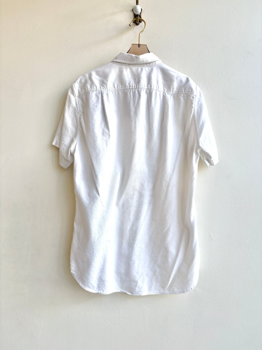 “Felix” White Hudson Print Shirt (Reworked) - Made X Hudson