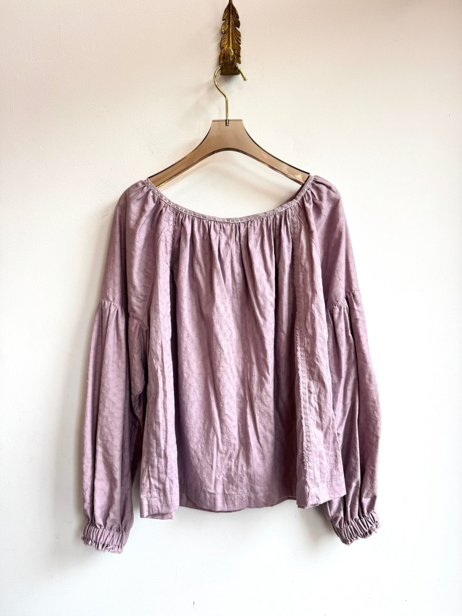 Lavender Dobby Woven Carpathian Blouse - Made X Hudson