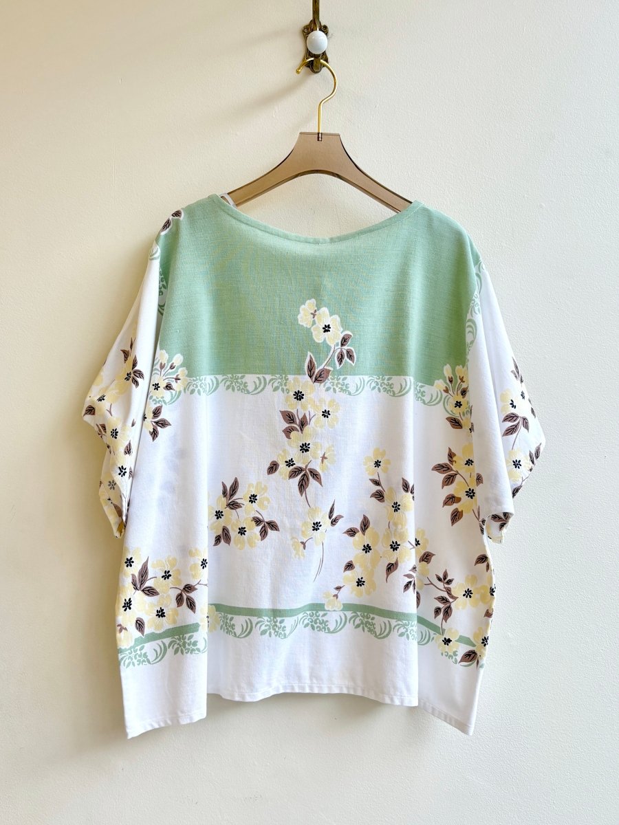 Green Floral Print Tee - Made X Hudson