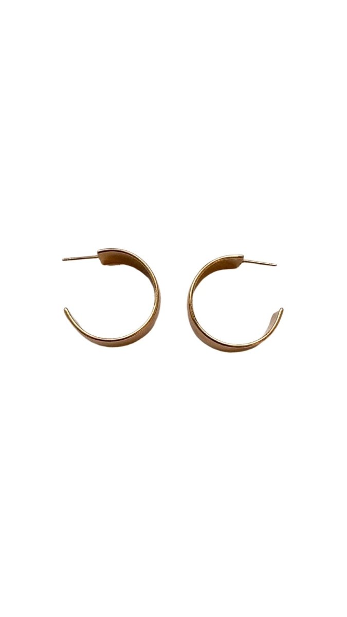 Wide Hoop Earrings (Vintage) - Made X Hudson