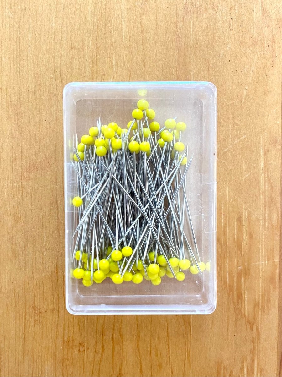 Yellow Sewing Pins - Made X Hudson