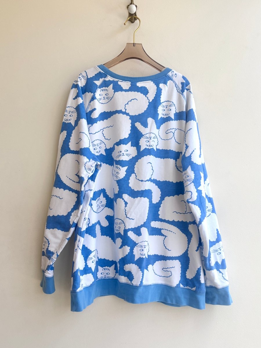 Cat Cloud Crewneck (Vintage) - Made X Hudson