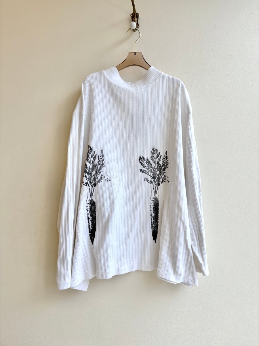 “Garrison” Carrot Print Mock Turtleneck (Reworked) - Made X Hudson