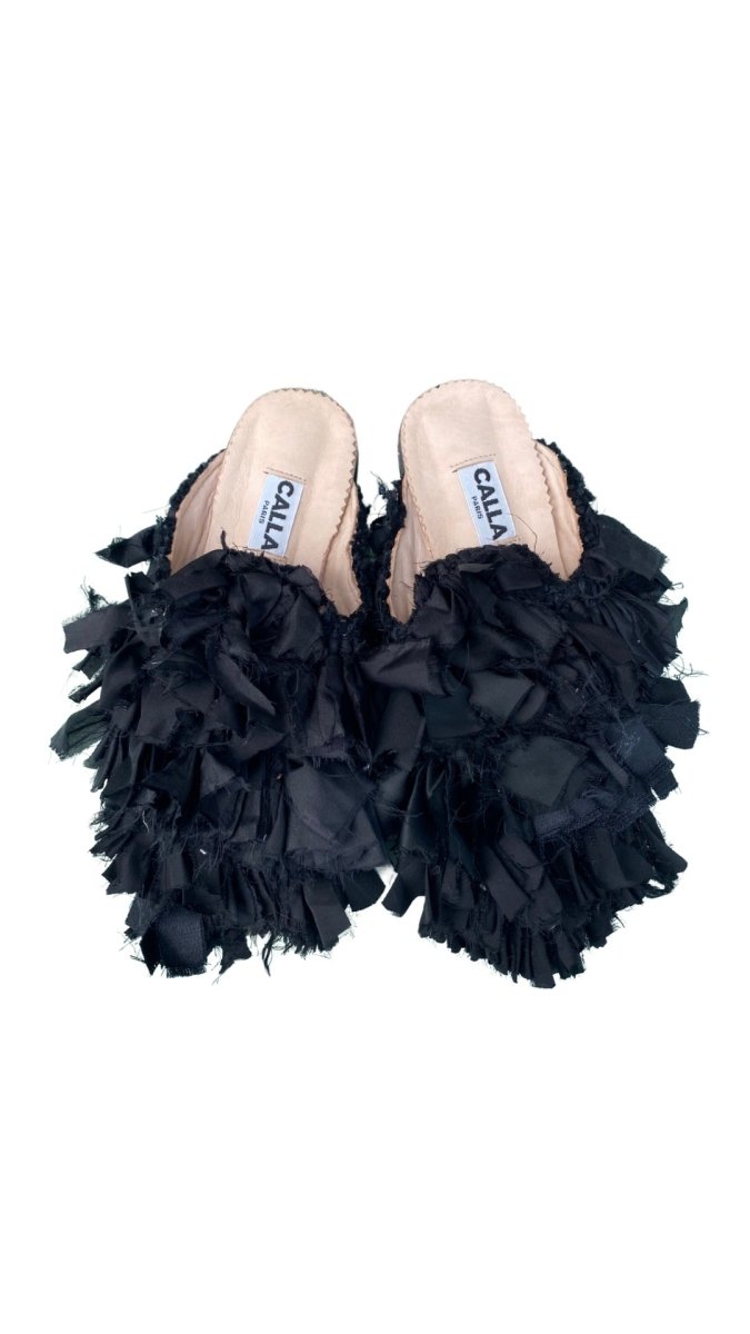Niki Babouche “Mono” Flats In Colors Black (Size 38) - Made X Hudson