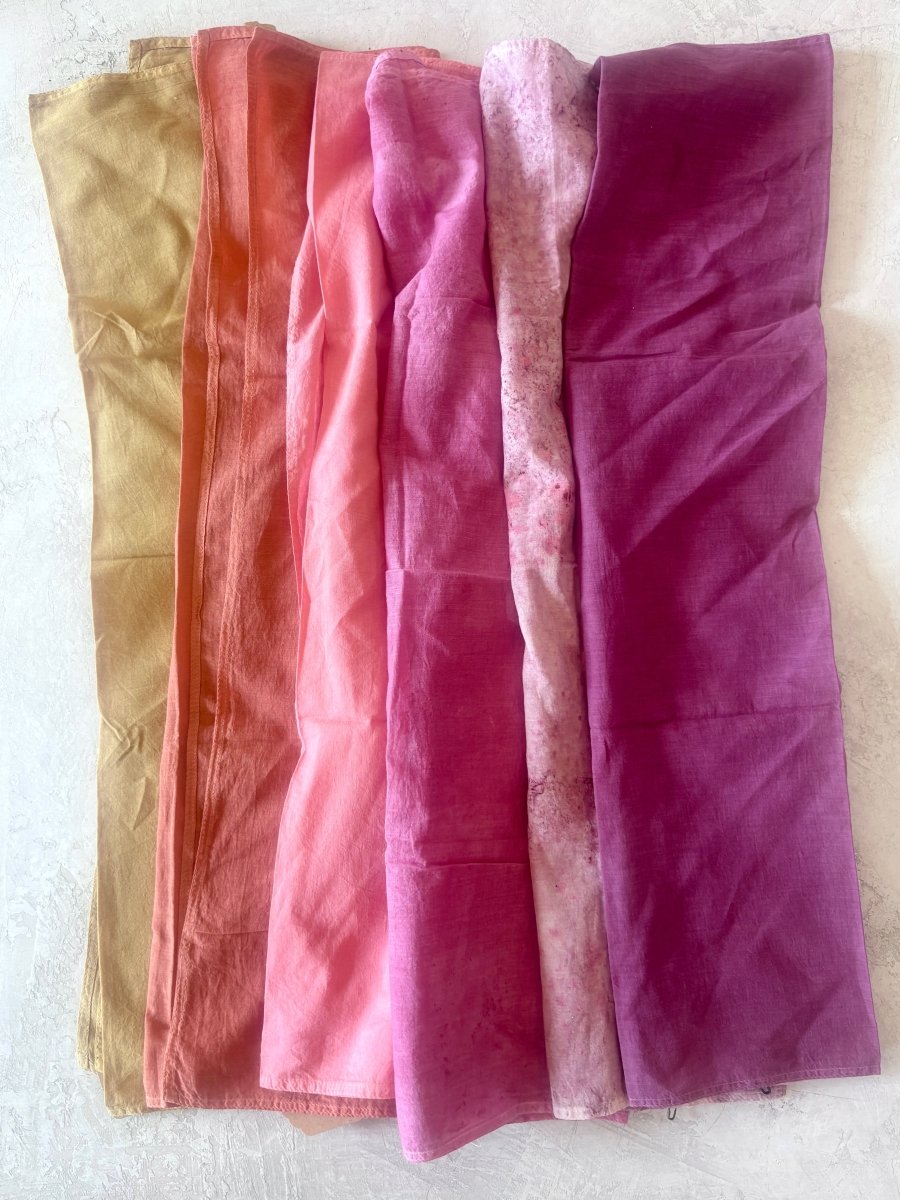 Natural Dyed Cotton Handkerchief (Multiple Styles) - Made X Hudson