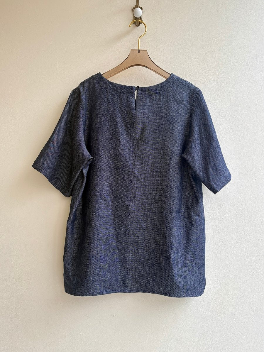 Lightweight Steel Denim Everyday Top - Made X Hudson
