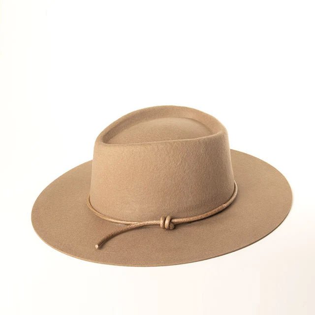 Cassidy Wool Hat (Tan) - Made X Hudson