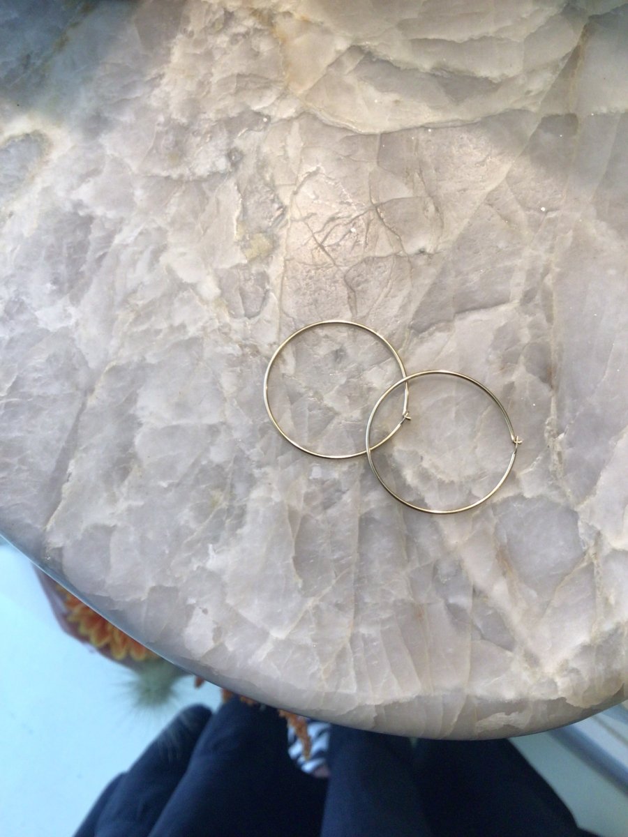 Simple Thin Hoops - Made X Hudson
