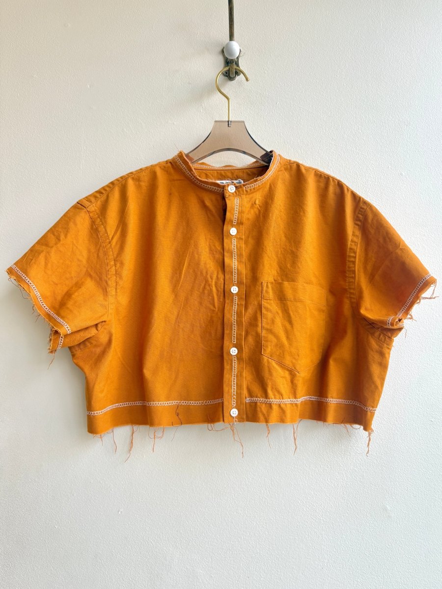 The Valley Shirt in Sunshine Ocher (Reworked) - Made X Hudson