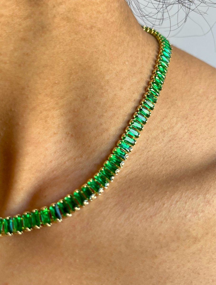 Cubic Zirconia (CZ) Tennis Necklace (Multiple Styles) - Made X Hudson