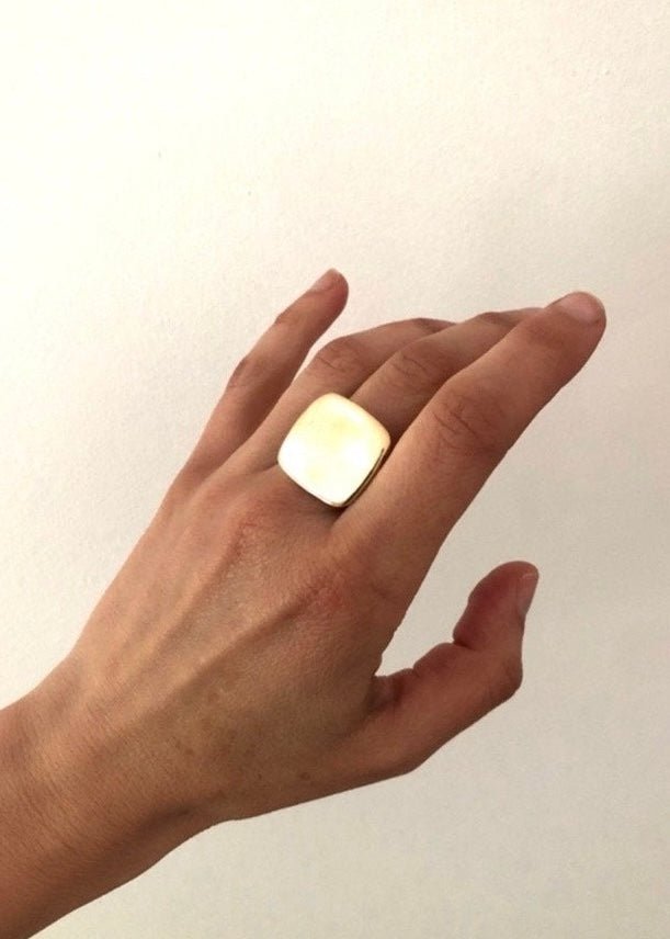 Quadrato Ring (Multiple Sizes) - Made X Hudson