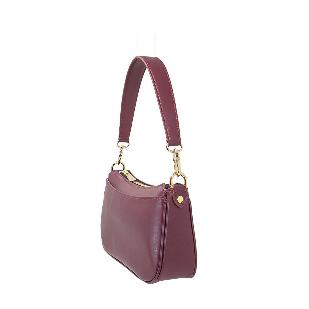Nines Grape Bag in Burgundy - Made X Hudson