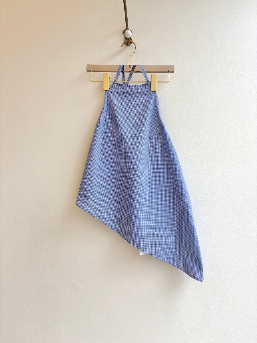 The Halter Tank | oMini Dark Blue Plaid (Reworked) - Made X Hudson