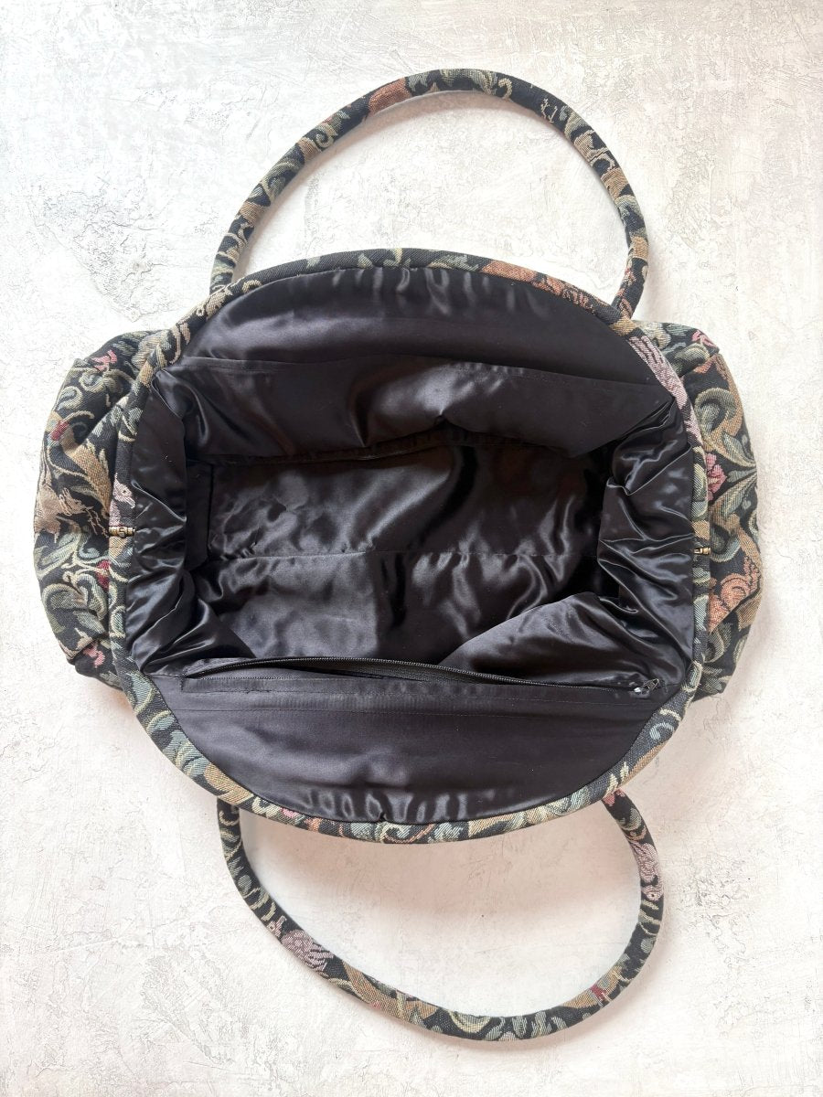 Lion Tapestry Clamshell Bag (Vintage) - Made X Hudson