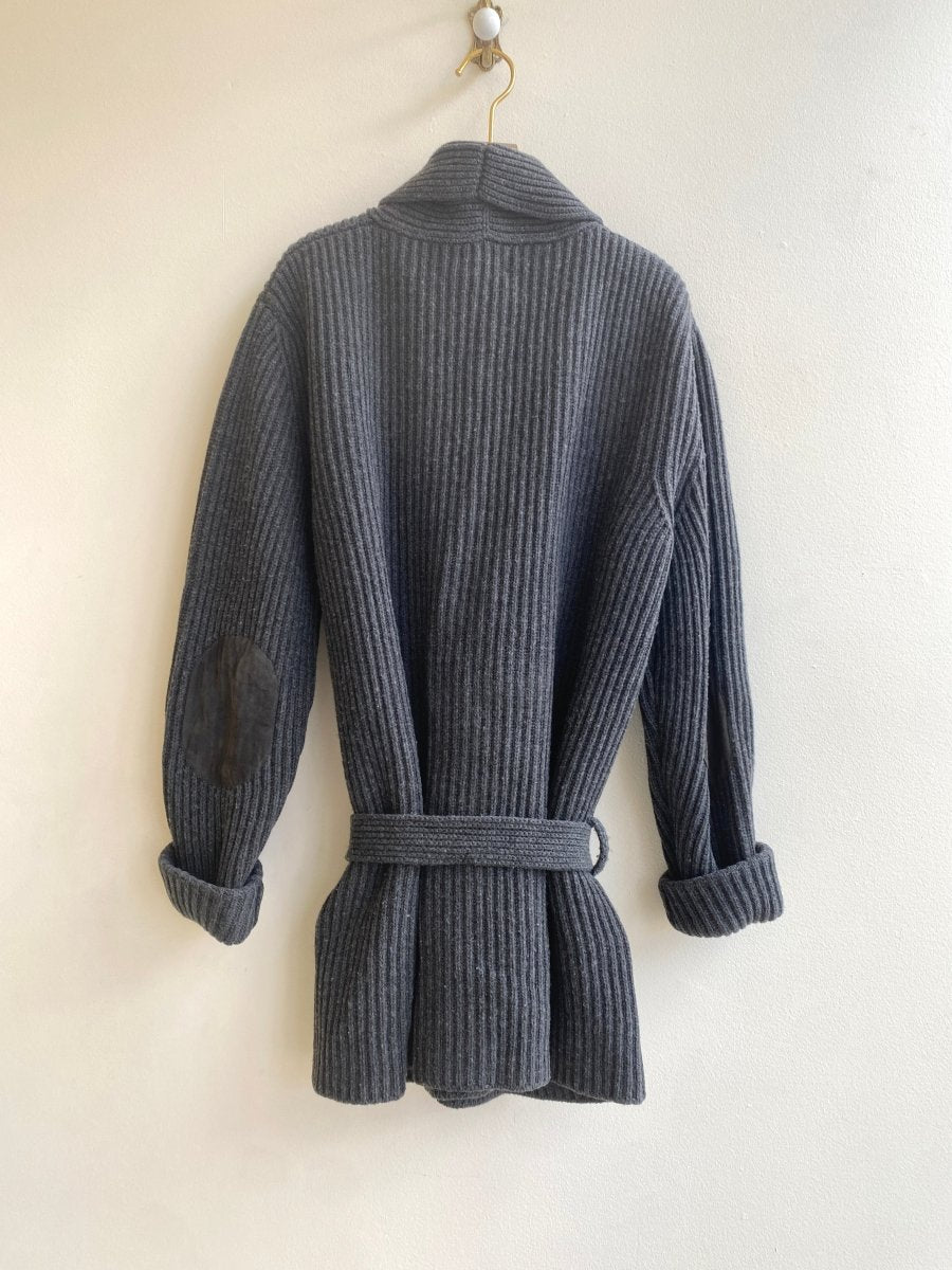 Michael Bastian | Dark Grey Cardigan 100% Cashmere (Vintage) - Made X Hudson