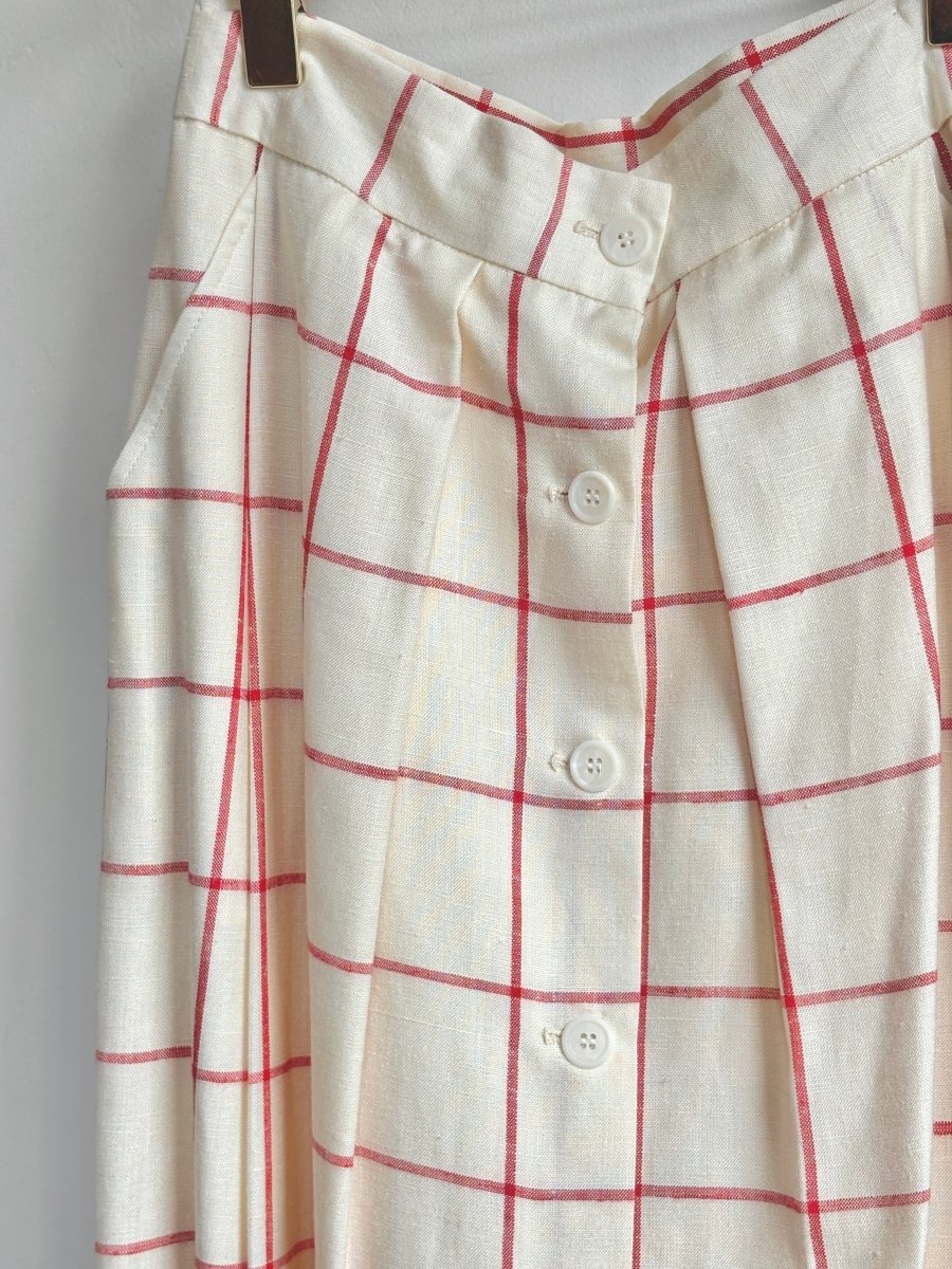 Talbots | Windowpane Plaid Skirt (Vintage) - Made X Hudson