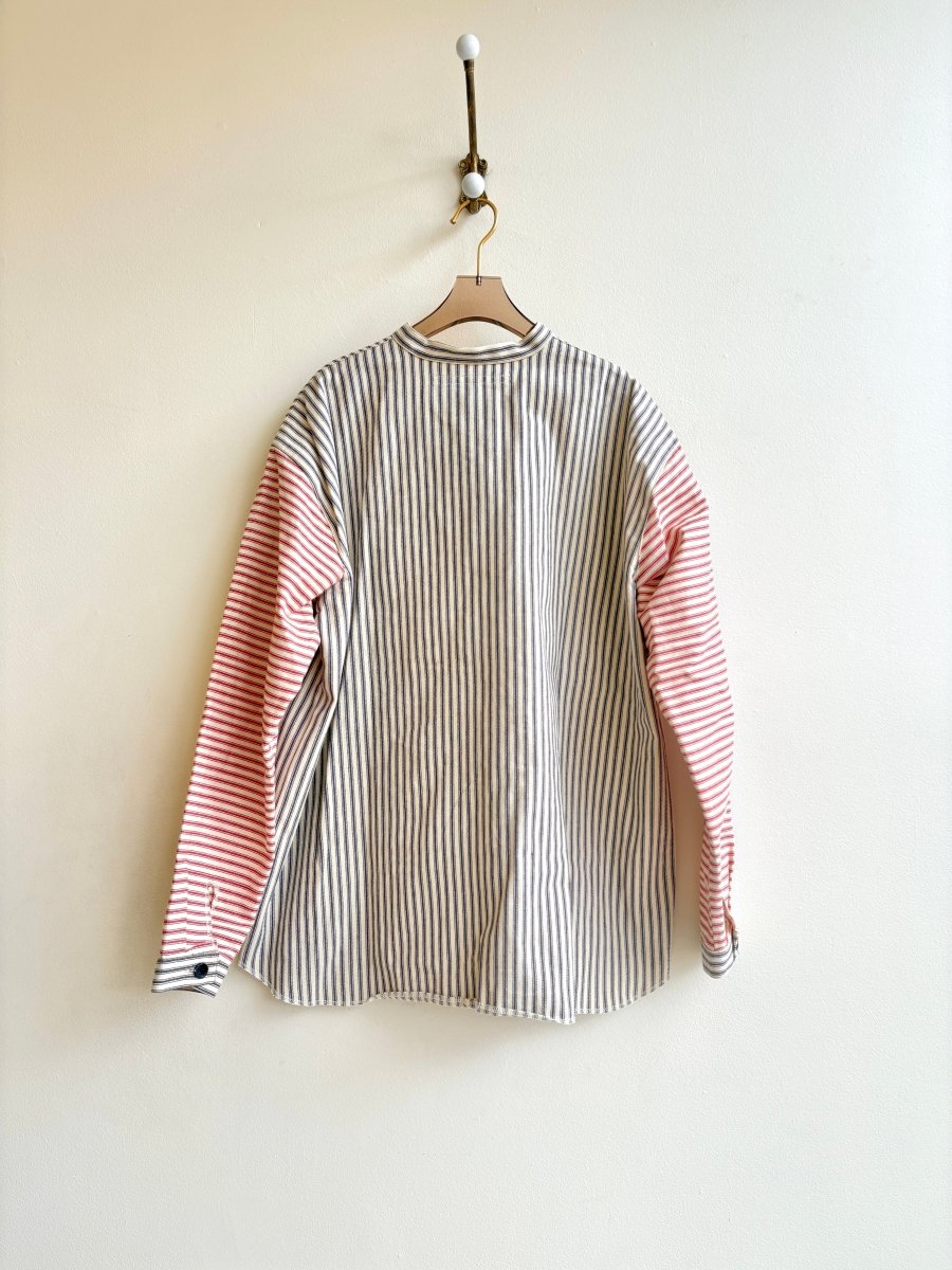 Artist In Orbit| Red + Blue Stripe Button Down (Vintage) - Made X Hudson