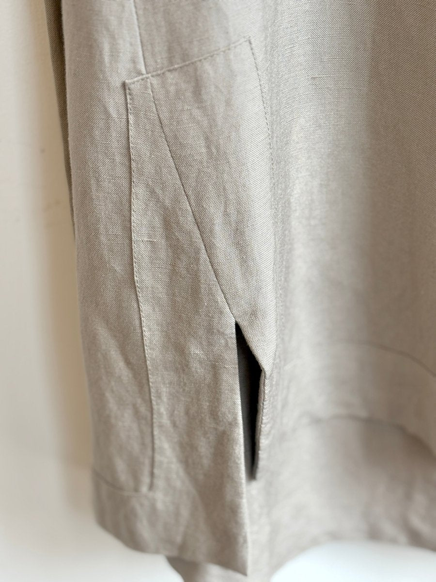 Hem Dress Dove Grey - Made X Hudson