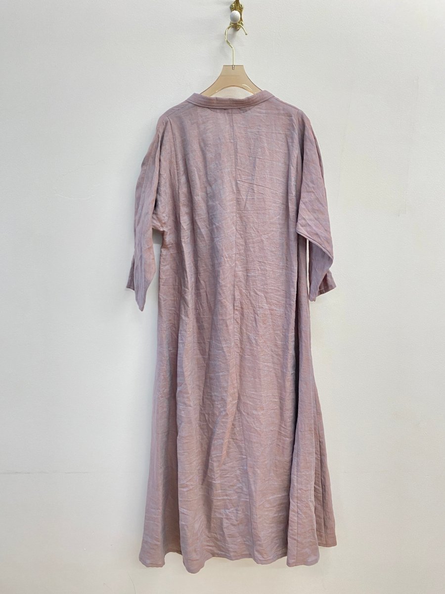 Mauve Zero Waste Caftan Dress - Made X Hudson