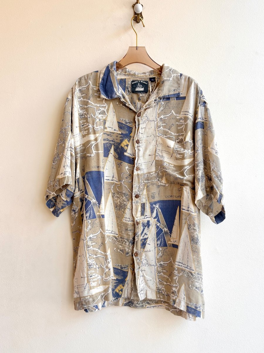 Dickie Walker | Vintage Sailboat Button Down (Vintage) - Made X Hudson