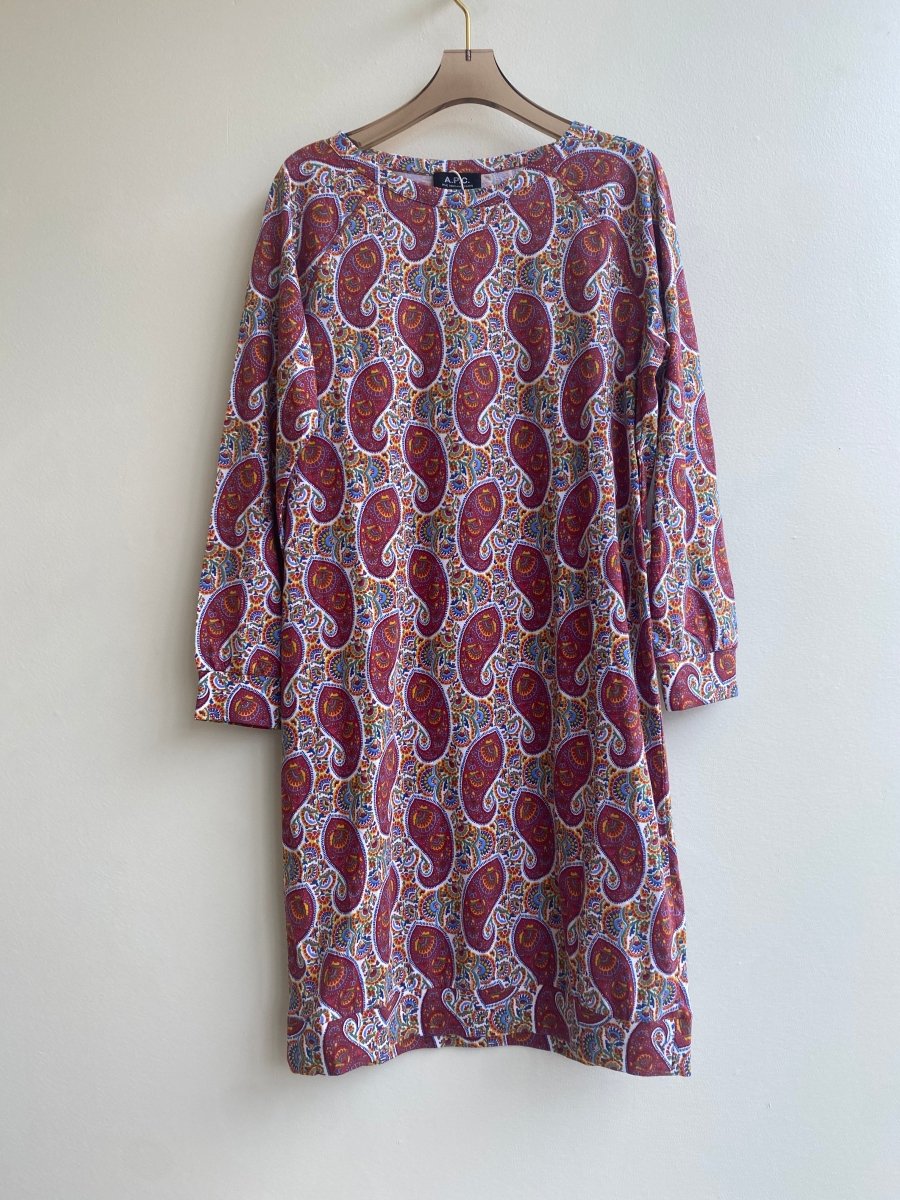 APC | Paisley - Print Dress (Vintage) - Made X Hudson