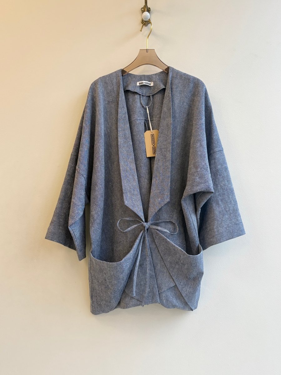 Blue Hemp - Wool Chore Jacket - Made X Hudson