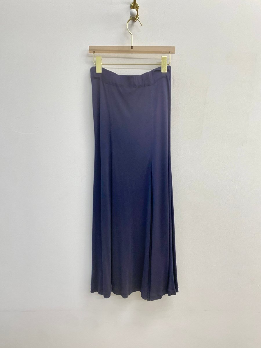 Harriet Selwyn | Navy Front Slit Maxi Skirt (Vintage) - Made X Hudson